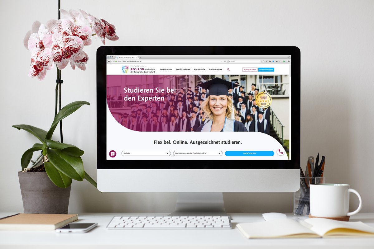 MODERNER UND ÜBERSICHTLICHER ERFOLGREICHER RELAUNCH DER APOLLON