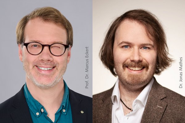 Dr. Jonas Mathes und Prof. Dr. Marcus Eckert war