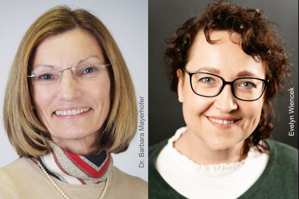 Dr. Barbara Mayerhofer und Evelyn Wiencek 