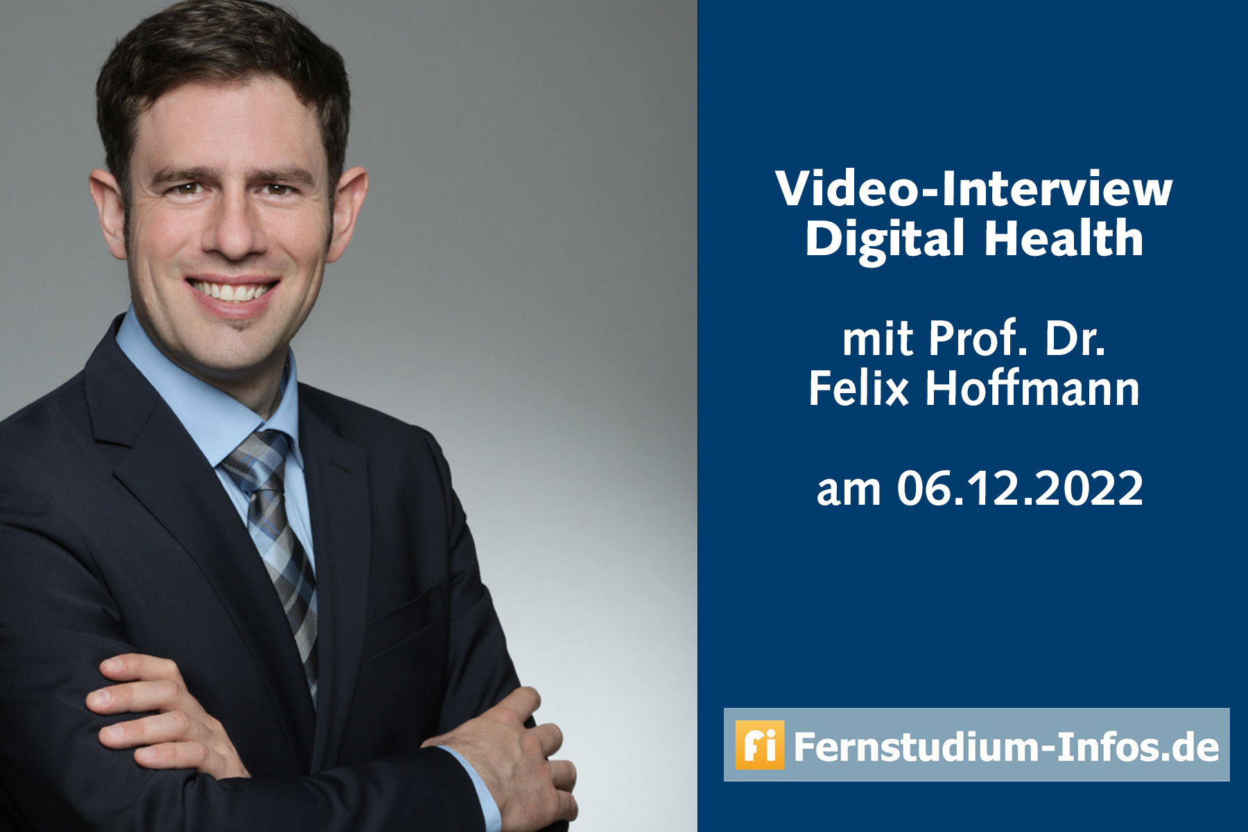 Privatpraxis Prof. Dr. Med Rolf Hoffmann Video-Interview auf www.fernstudium-infos.de: Prof. Dr. Felix Hoffmann